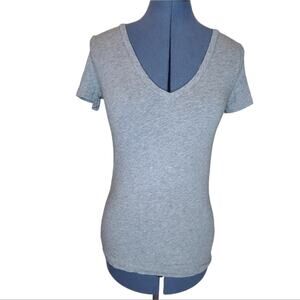 J. Crew slub cotton grey v-neck t-shirt XS